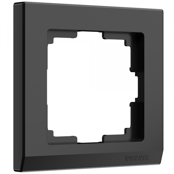 Рамка на 1 пост Werkel WL04-Frame-01 Stark (черный)