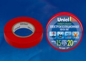 Изолента Uniel UIT-135P 20/15/01 RED - купить в Саратове