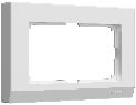 Рамка для двойной розетки Werkel WL04-Frame-01-DBL Stark (белый) - купить в Саратове