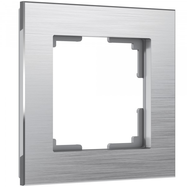 Рамка на 1 пост Werkel WL11-Frame-01 Aluminium (алюминий) - купить в Саратове