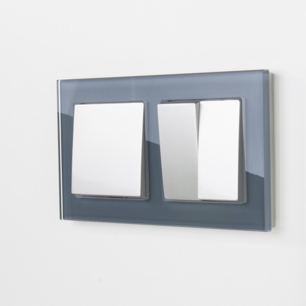 Рамка на 2 поста Werkel WL01-Frame-02 Favorit (серый) - купить в Саратове