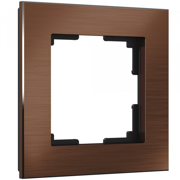 Рамка на 1 пост Werkel WL11-Frame-01 Aluminium (коричневый алюминий) - купить в Саратове